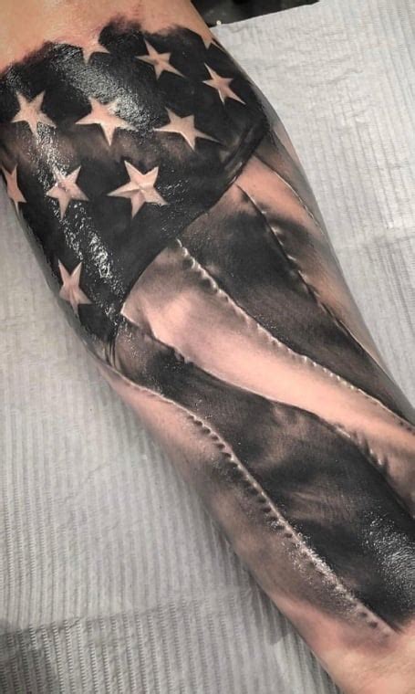 flag tattoo ideas|More.